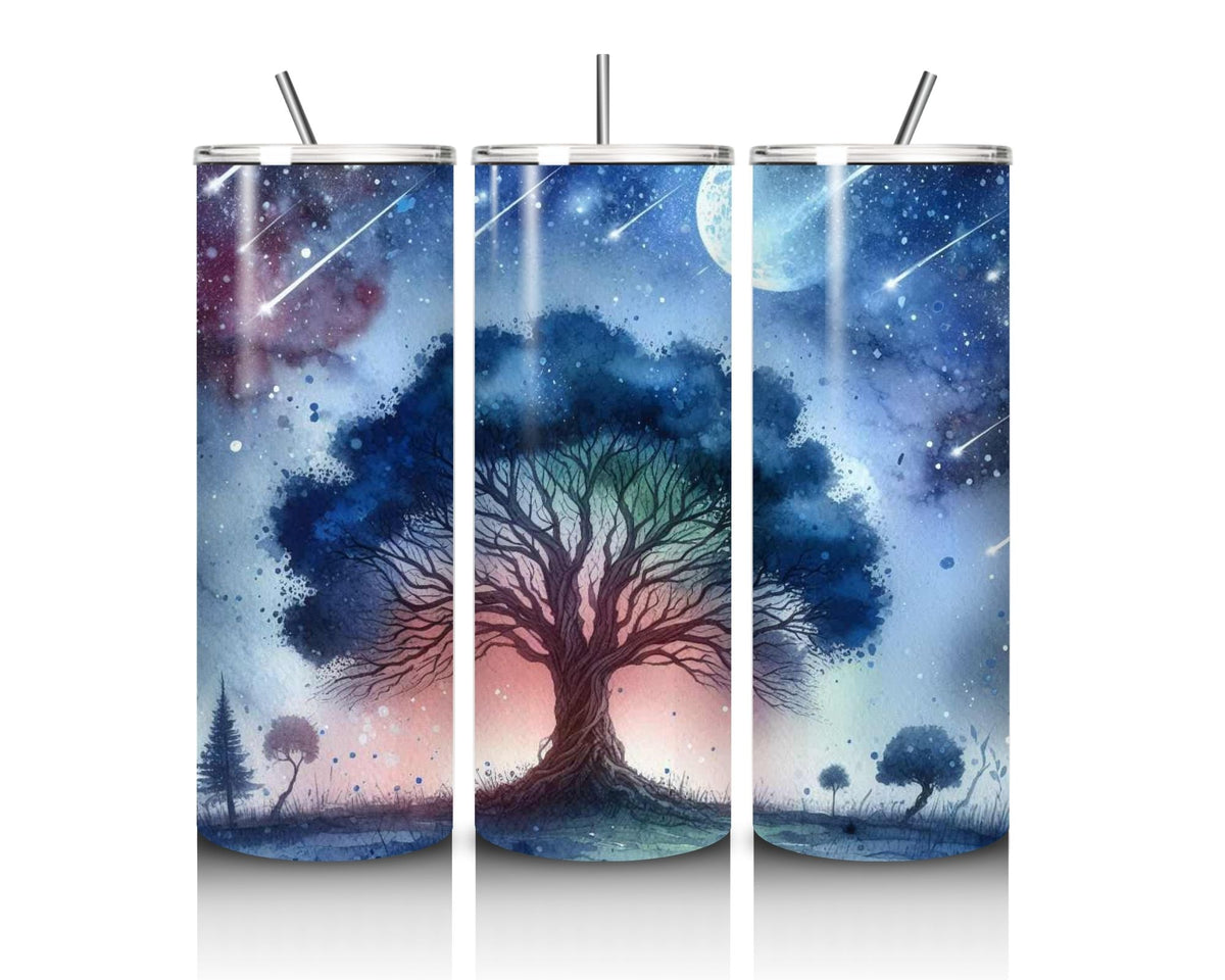 Tree with Shooting Stars 20oz Tumbler