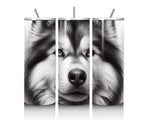 Black and White Dog Style 1 20oz Tumbler