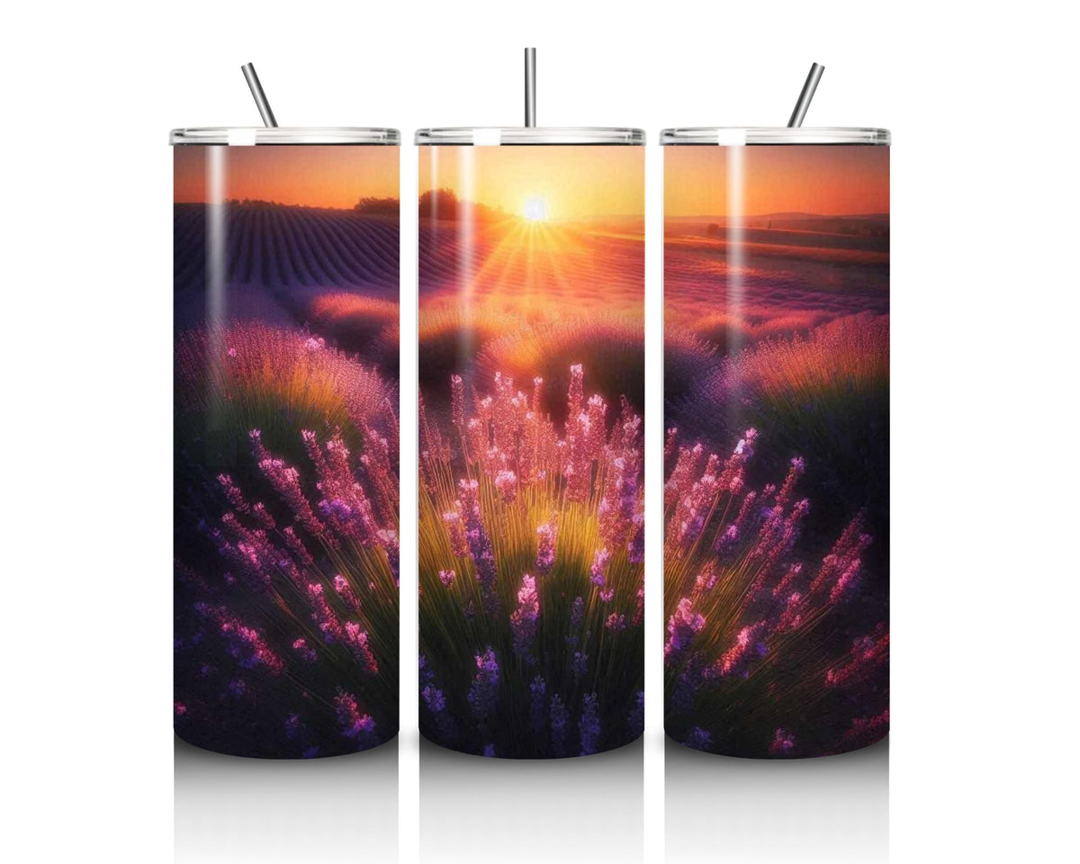 Lavender Fields Style 1 20oz Tumbler