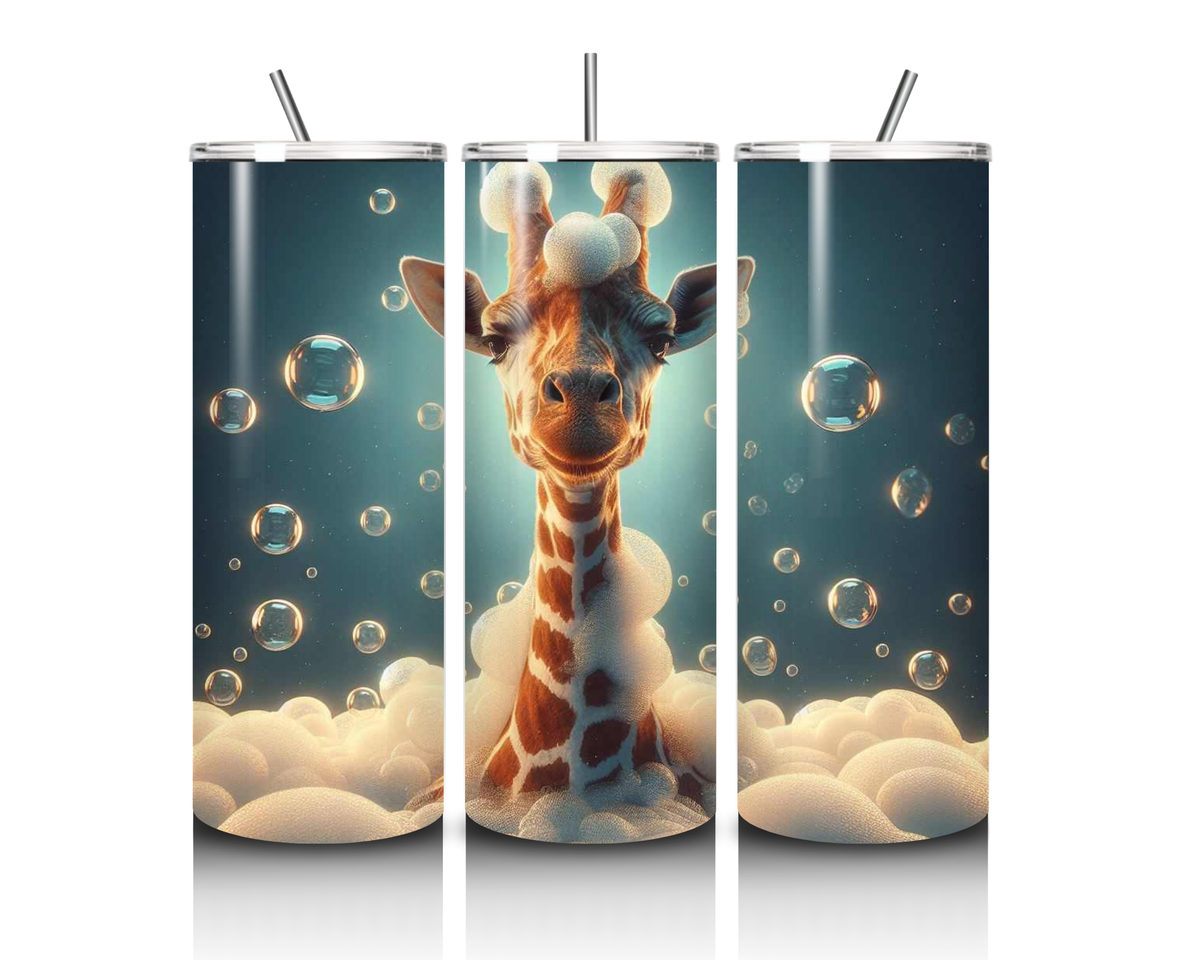 Giraffe In The Bath 20oz Tumbler