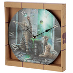 Decorative Cat Hubble Bubble Lisa Parker Wall Clock