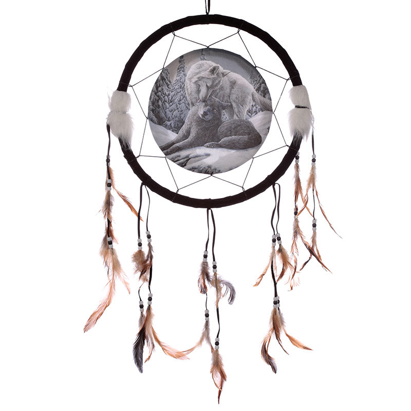 Dreamcatcher (Medium) - Lisa Parker Snow Kisses Wolf