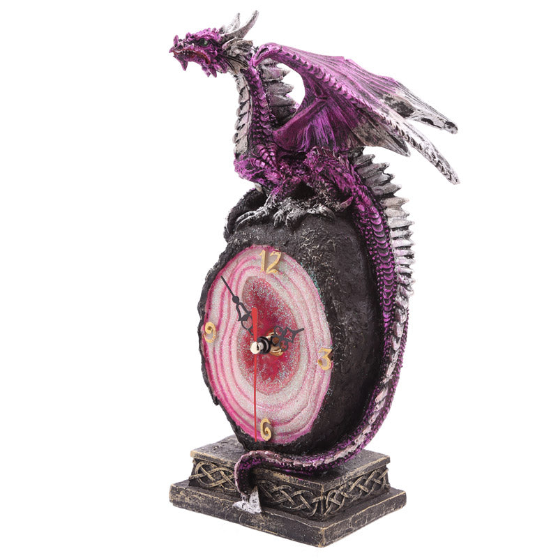 Crystal Geode Dark Legends Dragon Clock