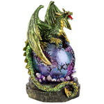 Geode LED Dark Legends Dragon Figurine