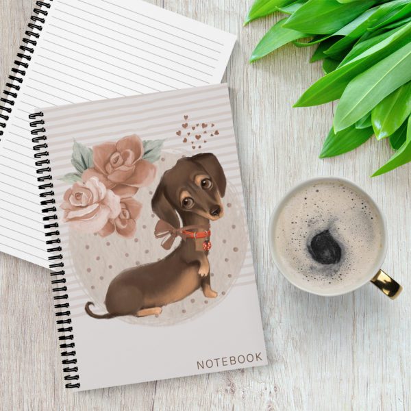 Painted Dachshund Notebook