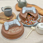 Silver Gamer Chocolate Smash Cake