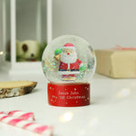 Personalised Santa Snow Globe