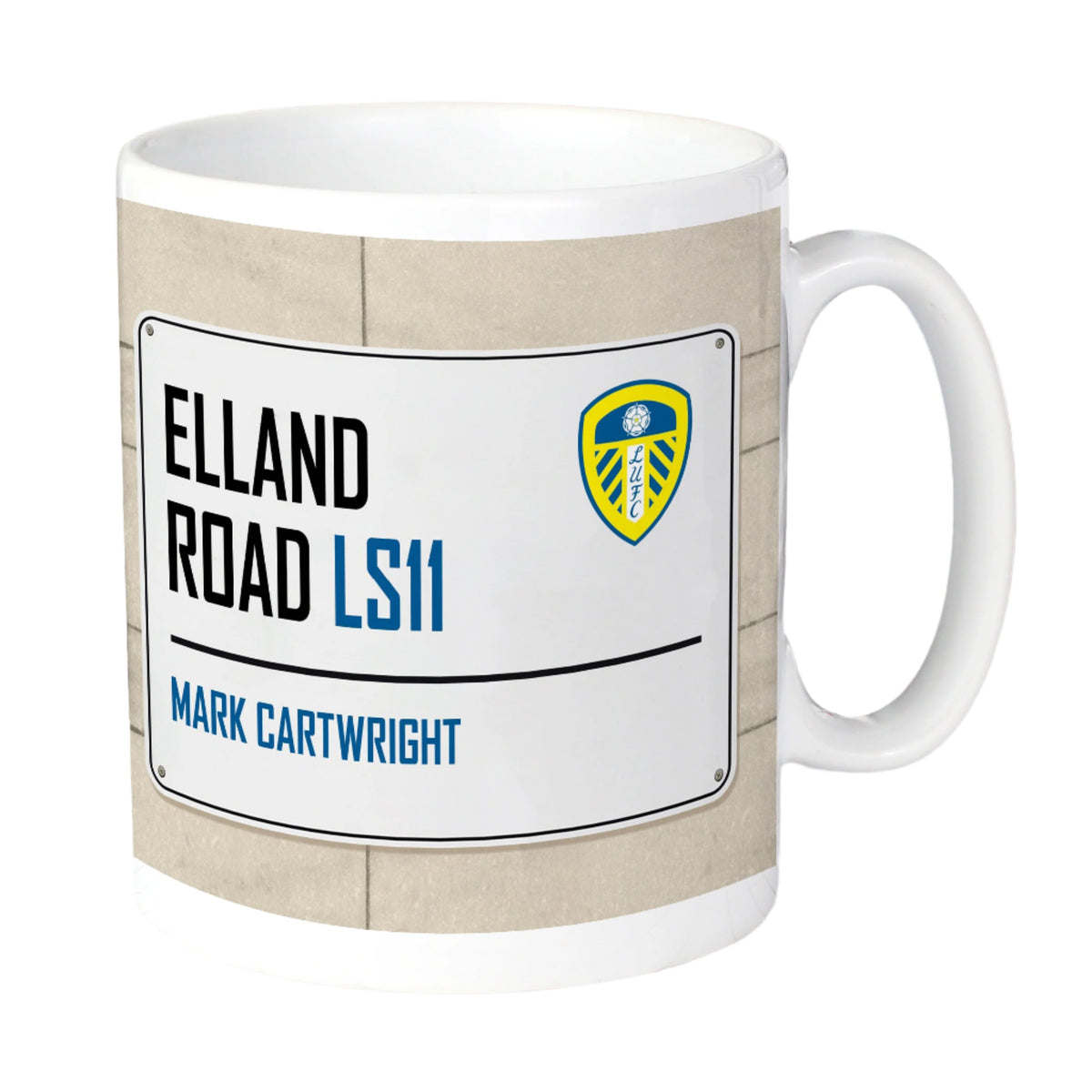 Leeds United FC Street Sign Mug