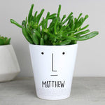 Mr Face Ceramic Plant Pot