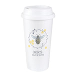 Personalised Bee Insulated Travel Cup