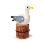 Ceramic Salt & Pepper Set - Seagull Buoy