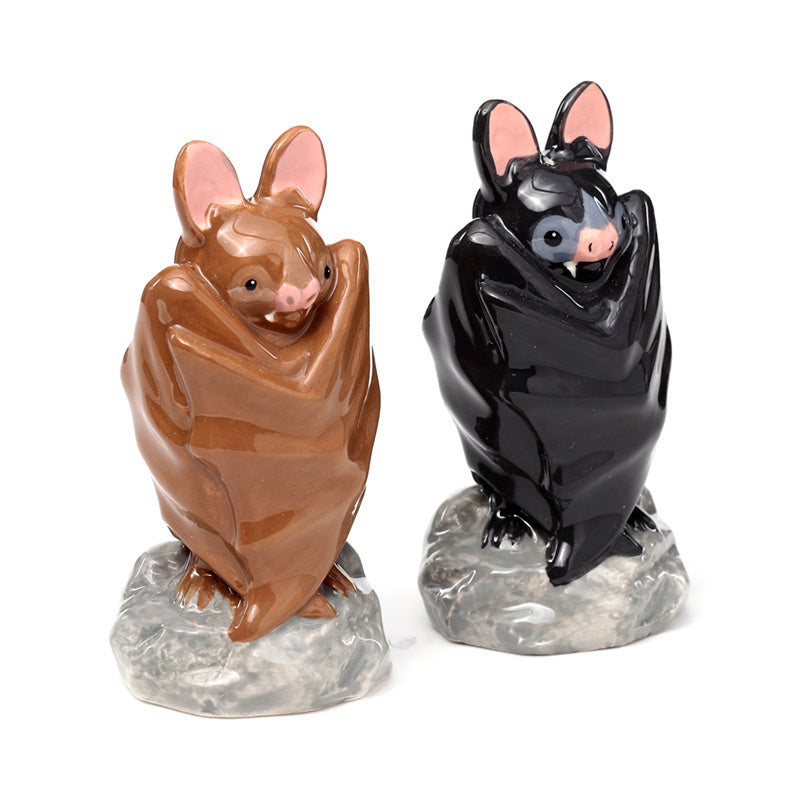 Ceramic Salt & Pepper Set - Bat