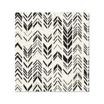 Hand Drawn Chevron Pattern Kitchen Splashback