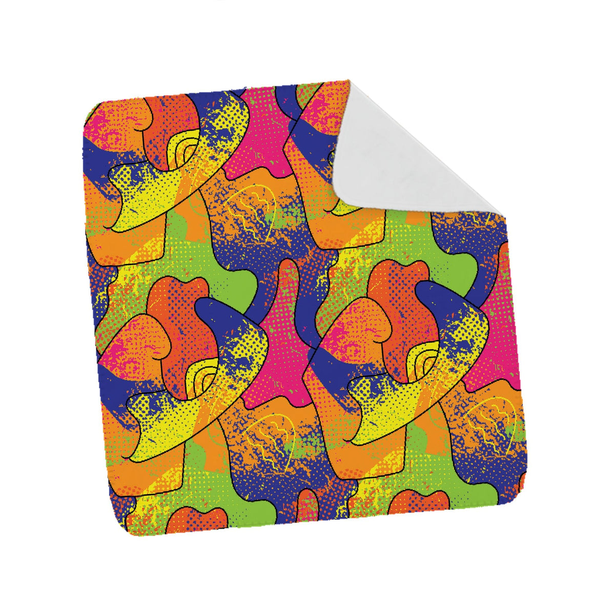 Bright Abstract Pattern Fleece Blanket