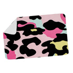 Colourful Leopard Print Fleece Blanket