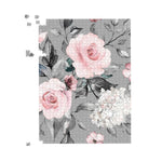 Dusty Pink Roses Jigsaw Puzzle