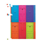 Colourful English Doors Jigsaw Puzzle