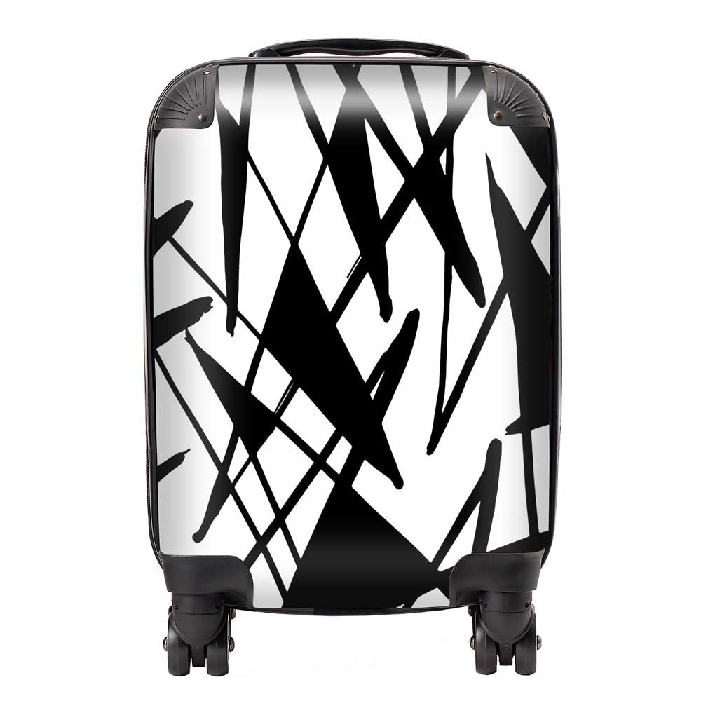 Brush Abstract Pattern Suitcase