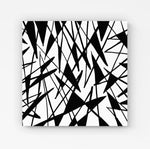 Brush Abstract Pattern HD Metal Print