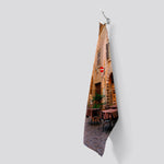 Cozy Rome Street Tea Towel