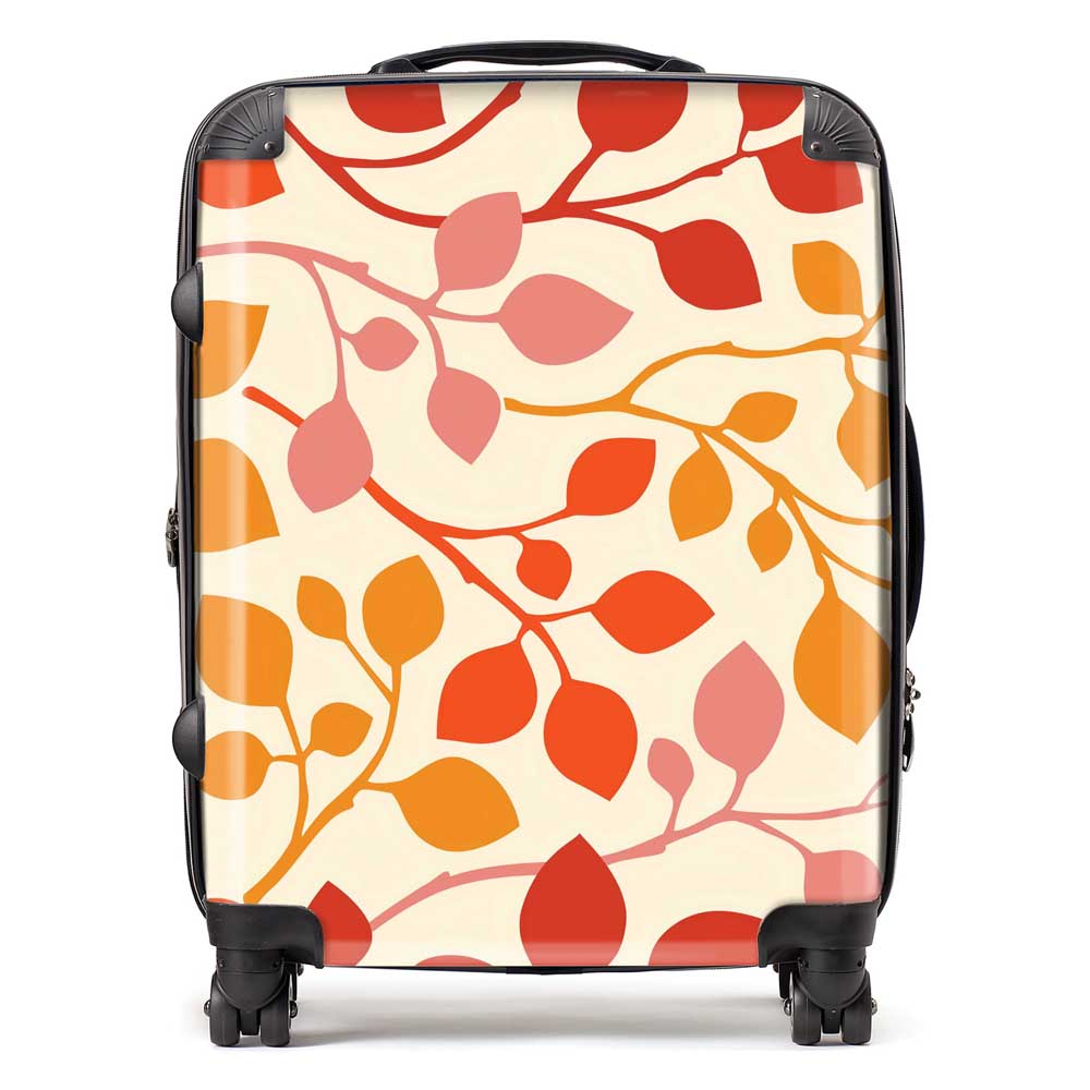 Colorful Autumn Leaves Suitcase