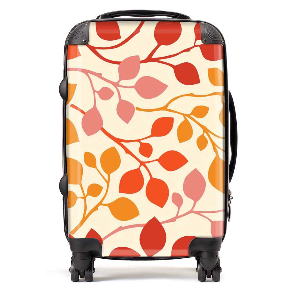 Colorful Autumn Leaves Suitcase