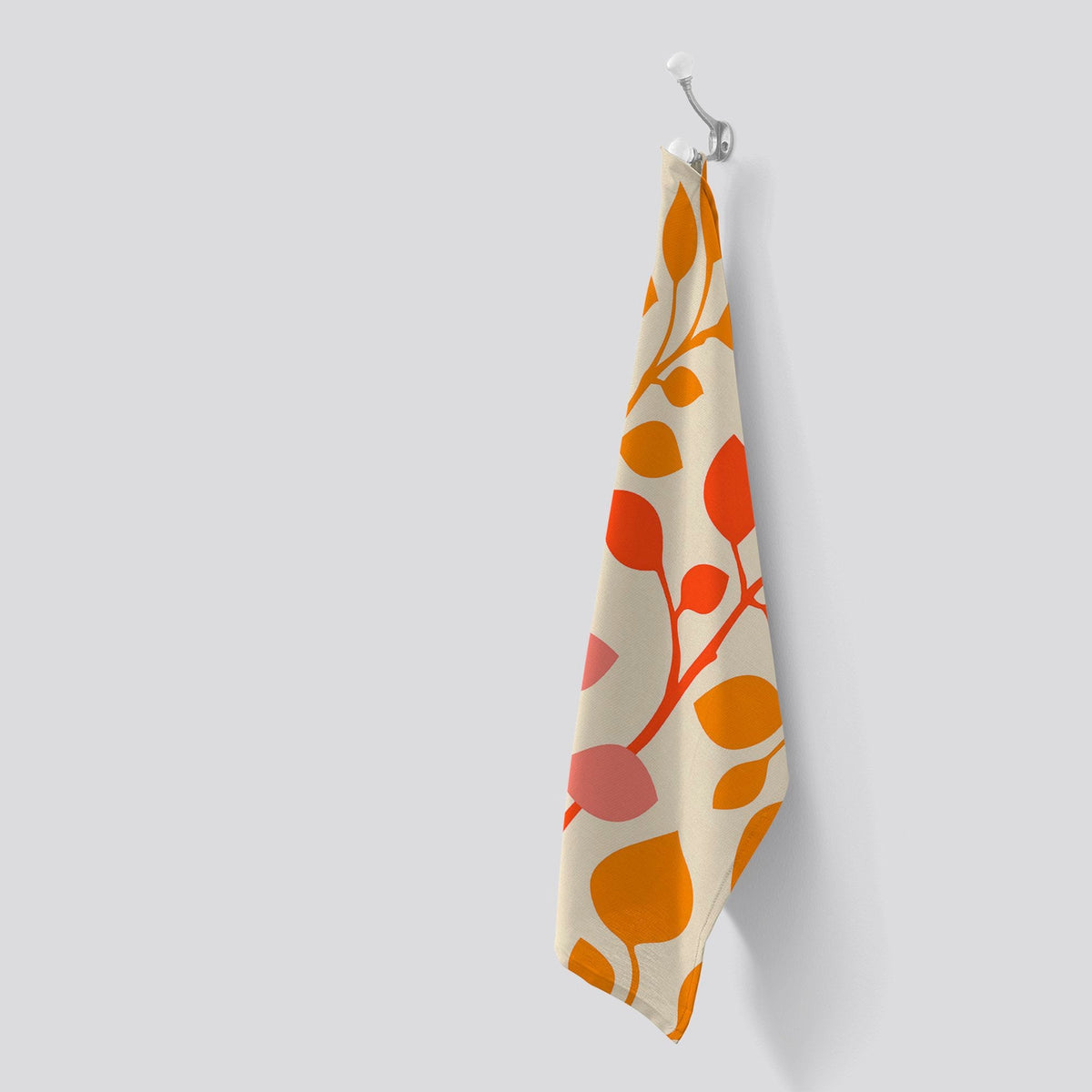 Colorful Autumn Leaves Tea Towel