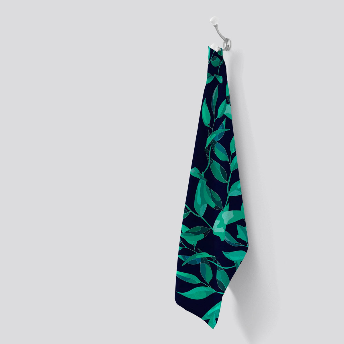 Delicate Green Foliage Tea Towel