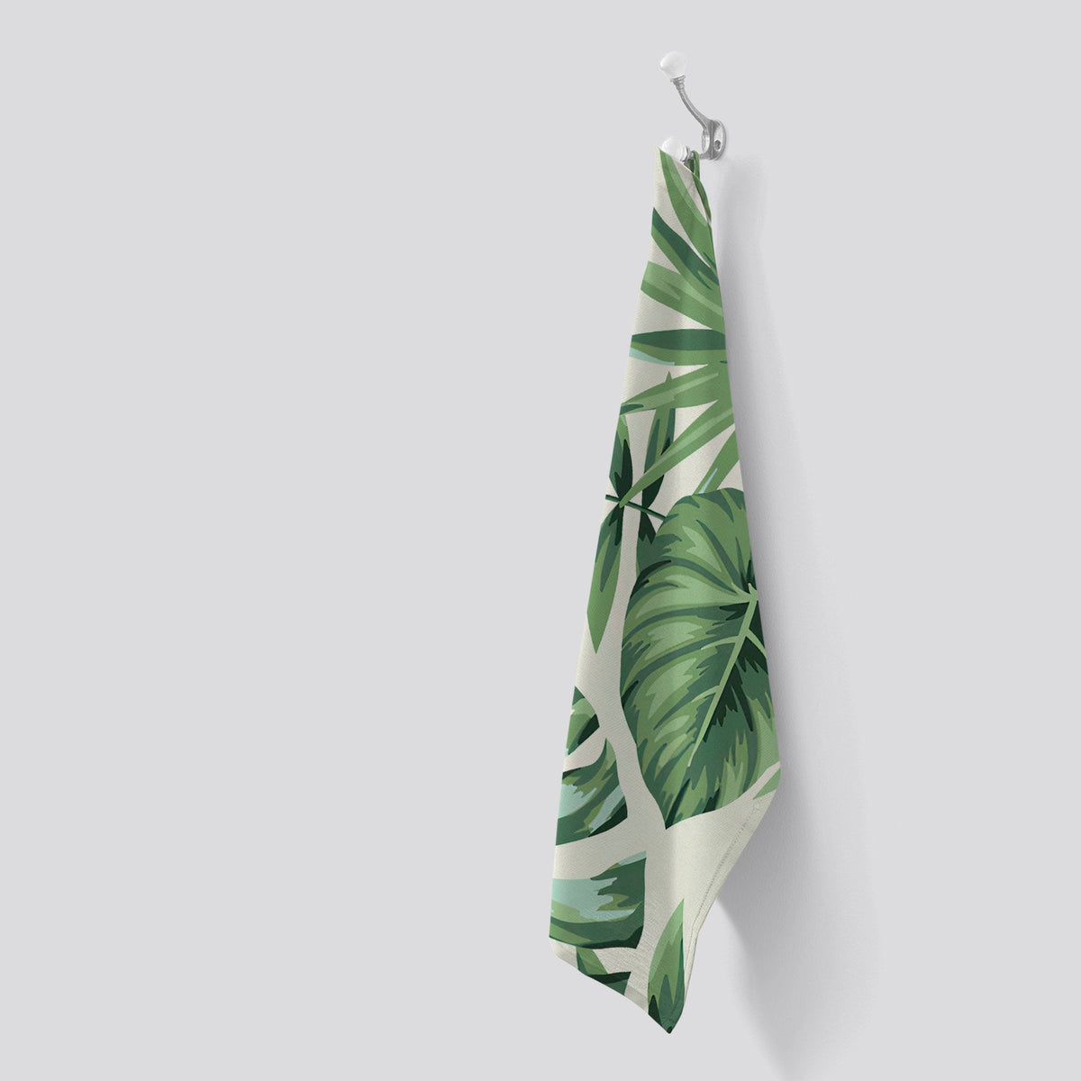 Exotic Palm Leaves Tea Towel