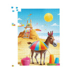 Donkey On A Beach Holiday Jigsaw Puzzle