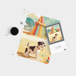 Doggy On A Beach Holiday Jigsaw Puzzle