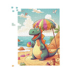 Dragon On A Beach Holiday Jigsaw Puzzle