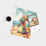 Dragon On A Beach Holiday Jigsaw Puzzle