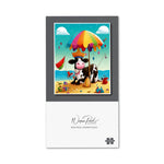 Cow On A Beach Holiday Jigsaw Puzzle