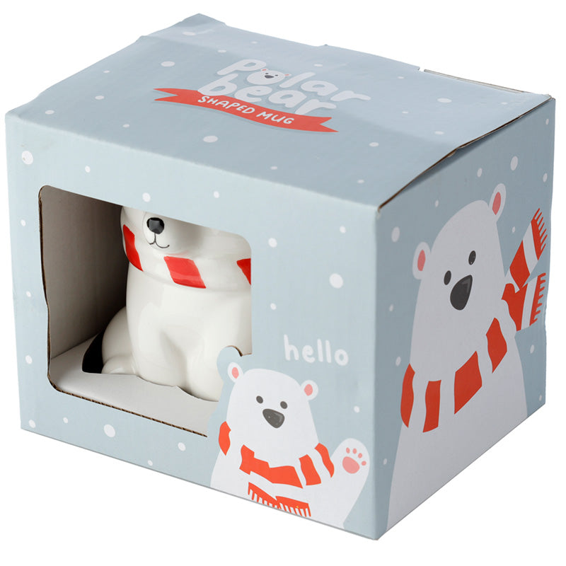 Novelty Shaped Ceramic Mug - Polar Bear