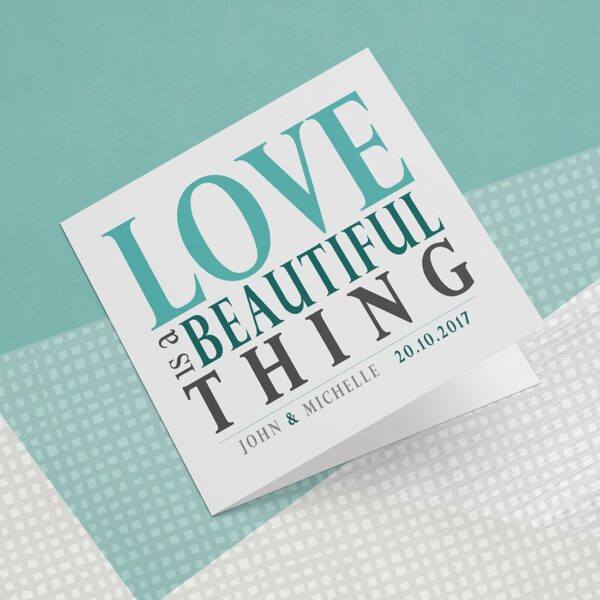 Love Is Beautiful Greeting Card