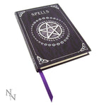 Embossed Spell Book Purple 17cm