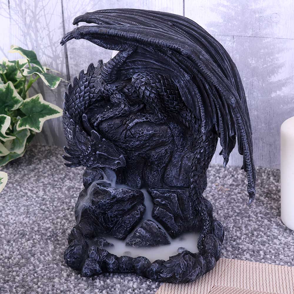 Dragon Pool Backflow Incense Burner 19cm