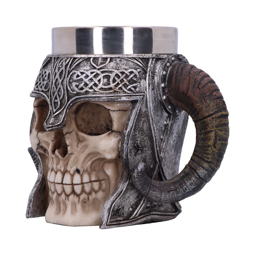 Viking Skull Tankard 19cm