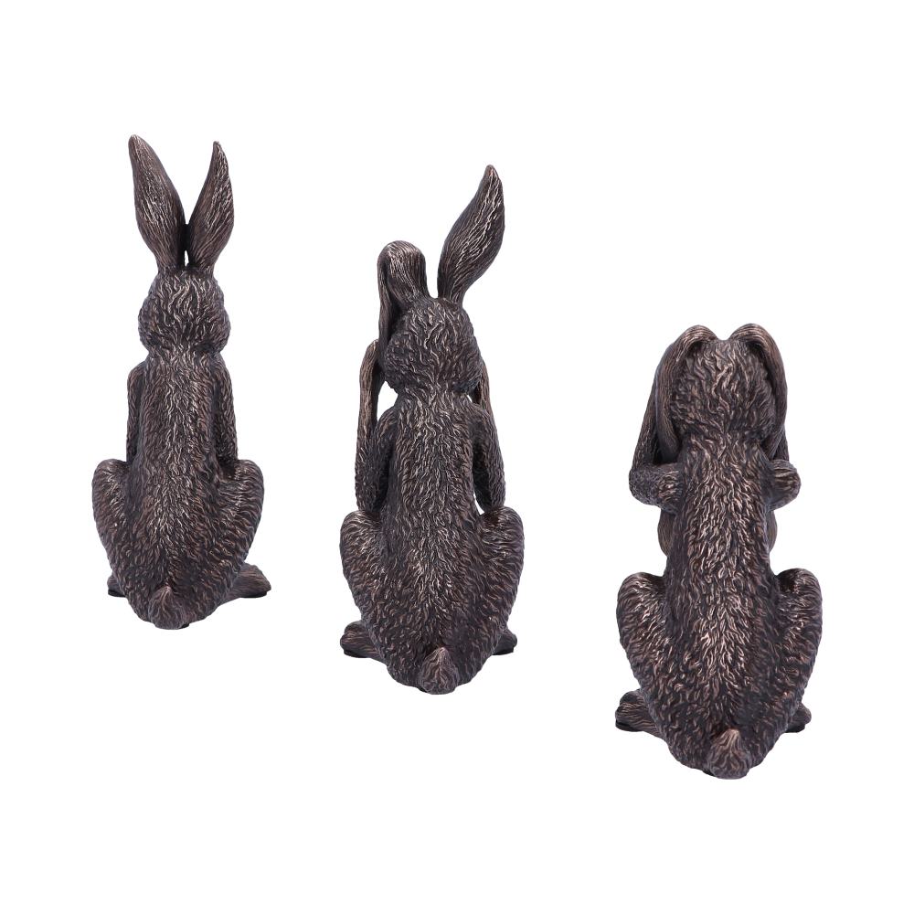 Three Wise Hares 14cm