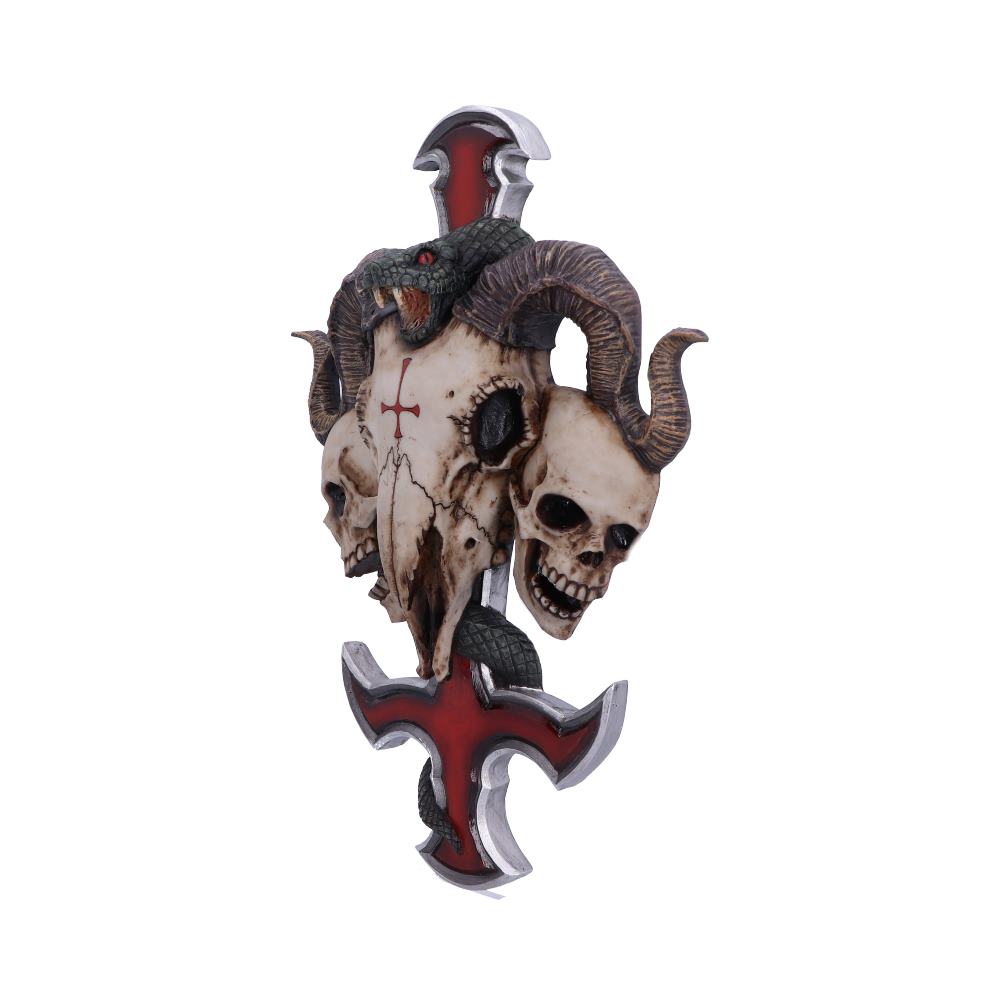 Devils Cross Wall Plaque (JR) 30.5cm