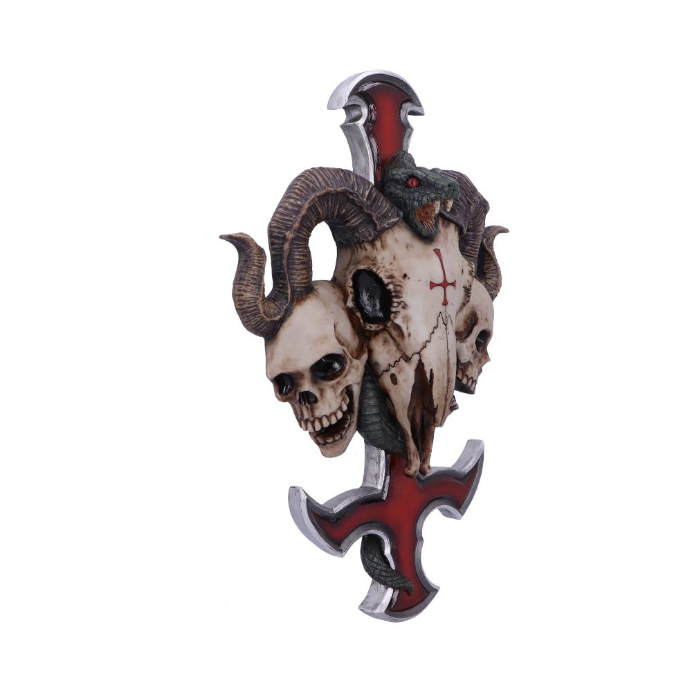 Devils Cross Wall Plaque (JR) 30.5cm