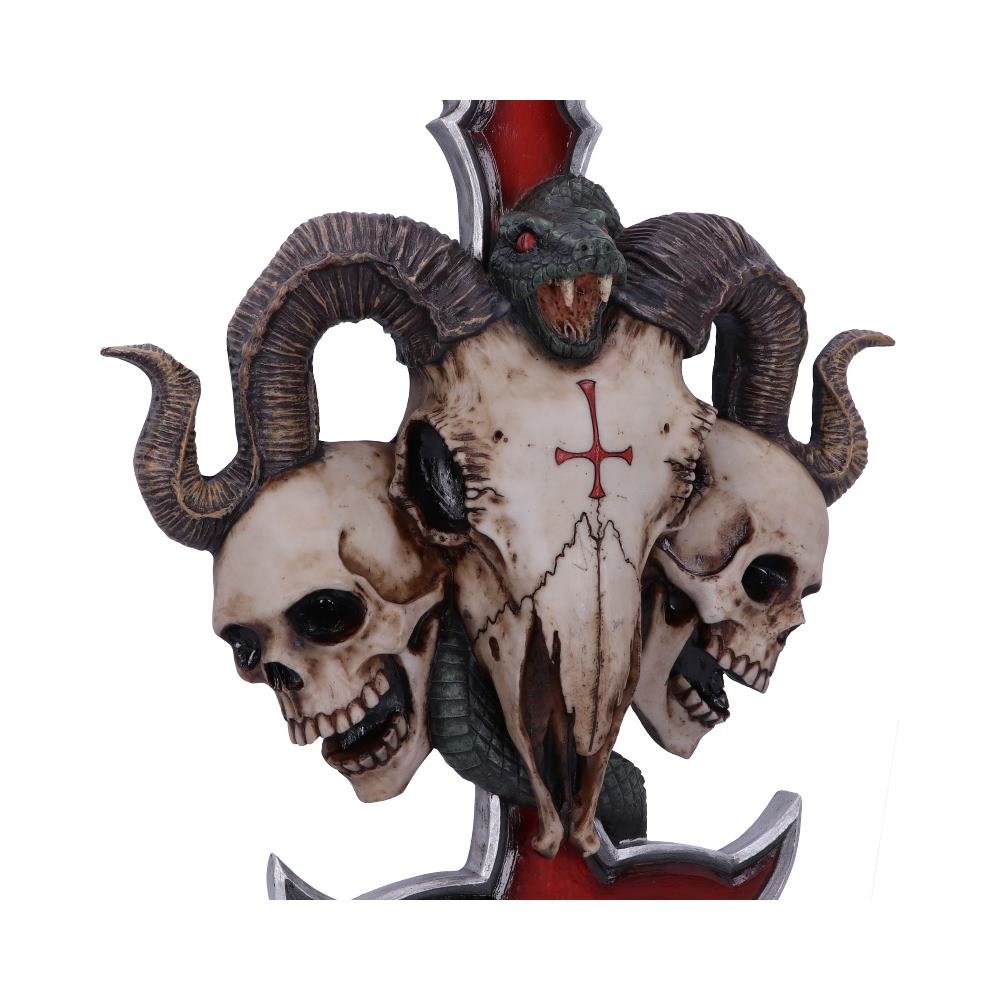 Devils Cross Wall Plaque (JR) 30.5cm