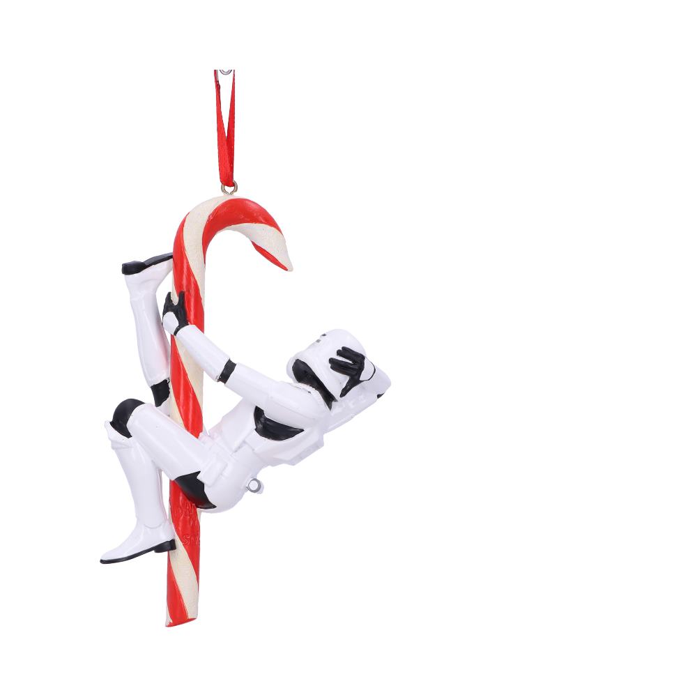 Stormtrooper Candy Cane Hanging Ornament 12cm