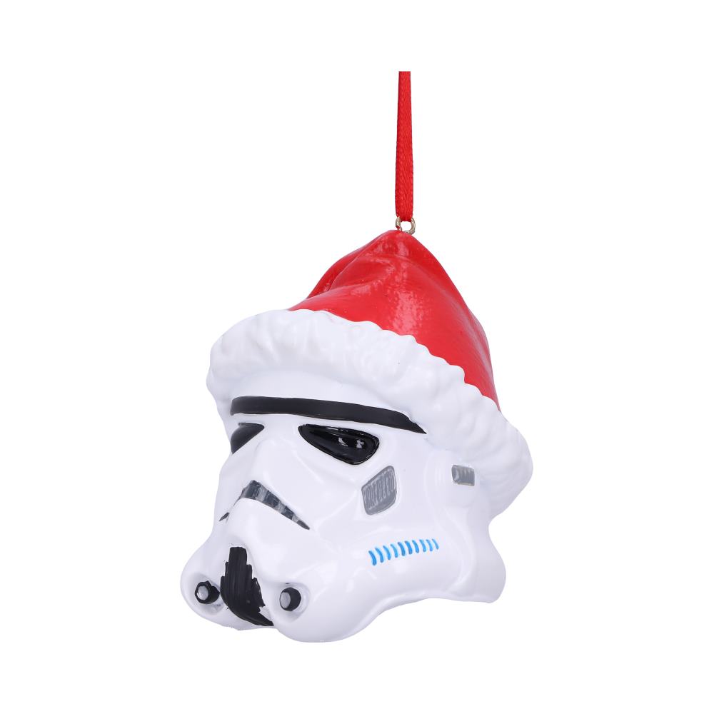 Stormtrooper Santa Hat Hanging Ornament 8.3cm