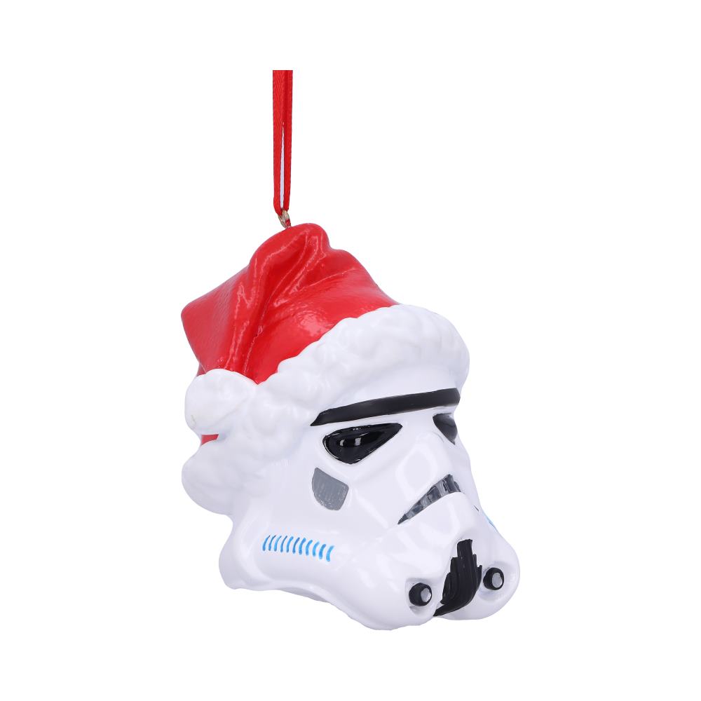 Stormtrooper Santa Hat Hanging Ornament 8.3cm