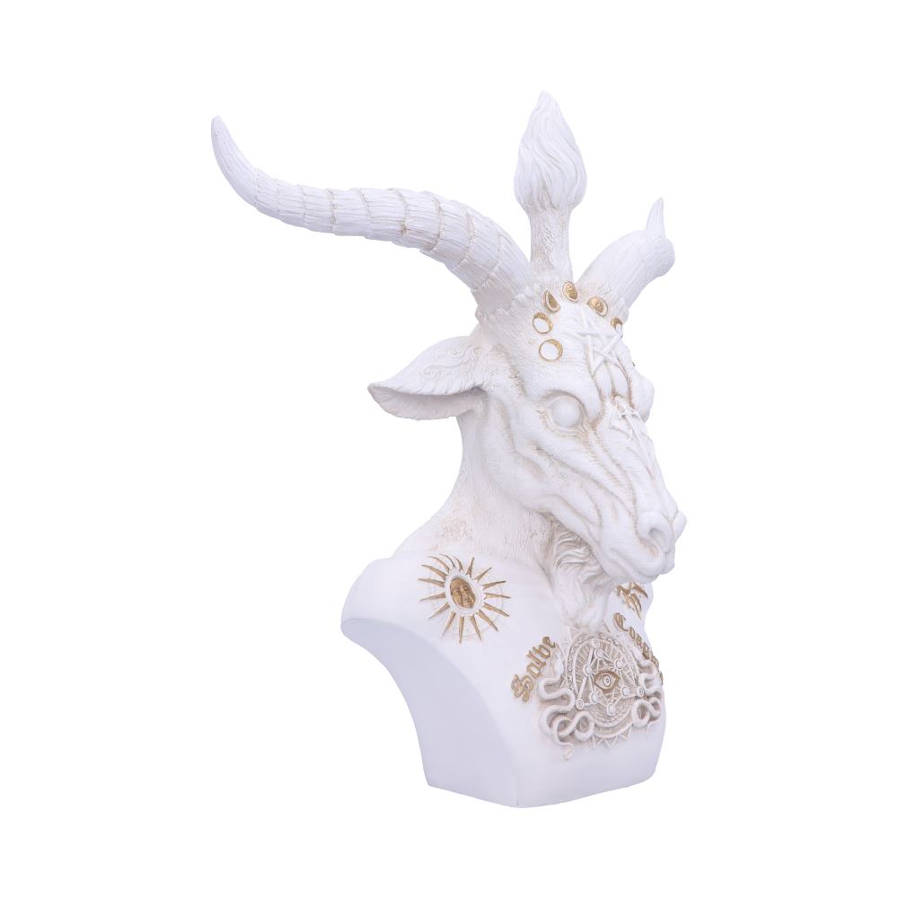 Baphomet Bust (White) 33.5cm