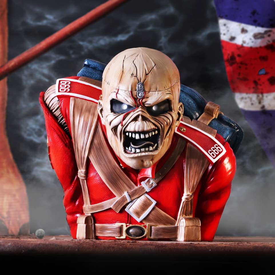 Iron Maiden The Trooper Bust Box 26.5cm