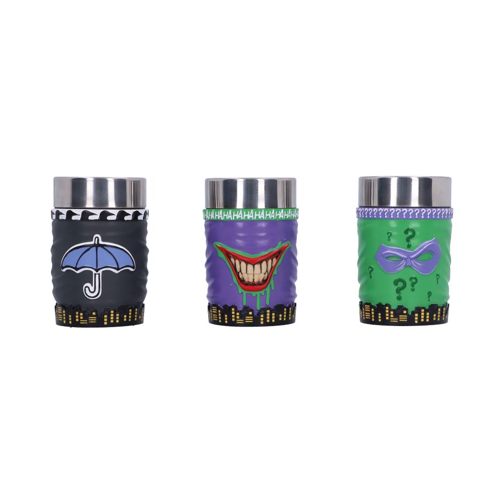 DC Batman Super-Villain Collectible Mini Cup Set