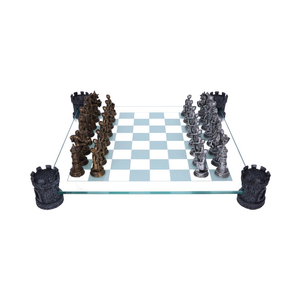 Medieval Knight Chess Set 43cm